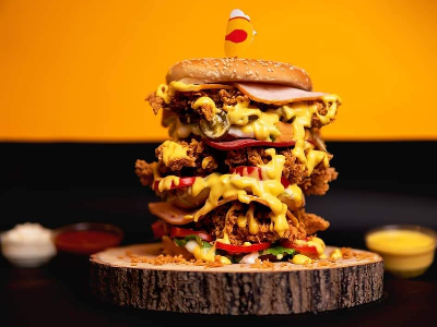 Chicken Tower Sandwich