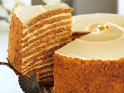 Russian Honey Cake Coffee Flavored