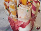 Berry Ice Cream Roll