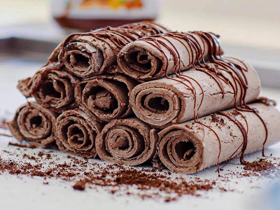 Chocolate Ice Cream Roll