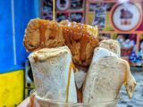 Lotus And Banana Ice Cream Roll