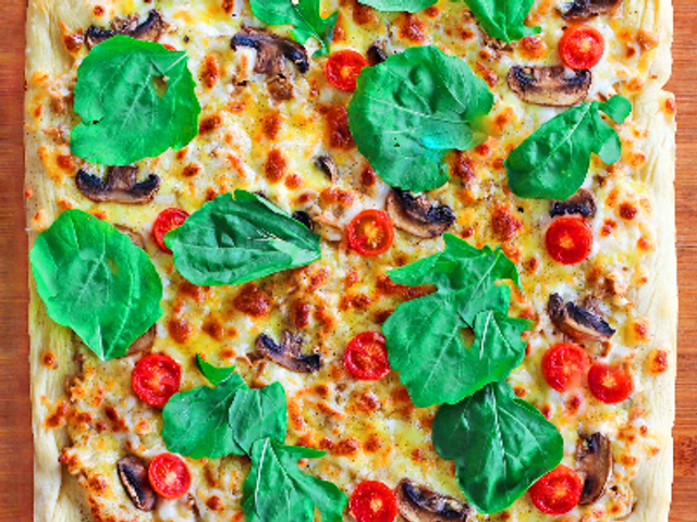 Mushroom Pizza