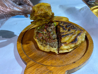 Meat With Oriental Sausage Hawawshi