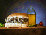 Mexican Liver With BBQ Sandwich