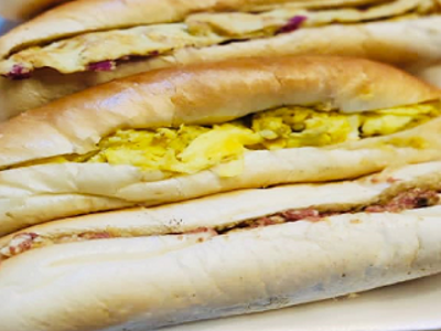 Eggs With Pastrami Sandwich