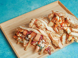 Crispy Chicken and Sausage Crepe