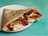 Chicken Pane And Beef Burger Crepe