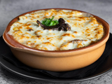 Oven Oriental Sausage With Pastrami And Melted Cheese Pasta