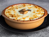 Oven Chicken With Mushroom And Melted Cheese Pasta
