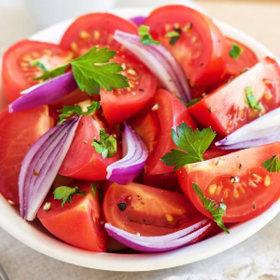 Tomato And Onions Slices