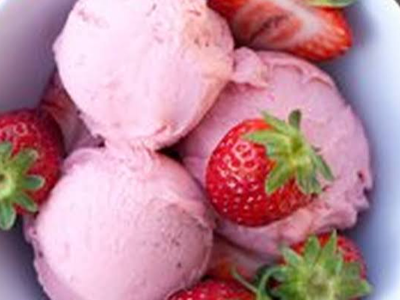 Fasting Strawberry Ice Cream - 1 Scoop