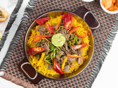 Liver With Rice Meal