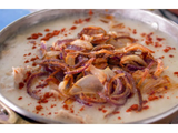 Chicken Keshk With Roasted Onions