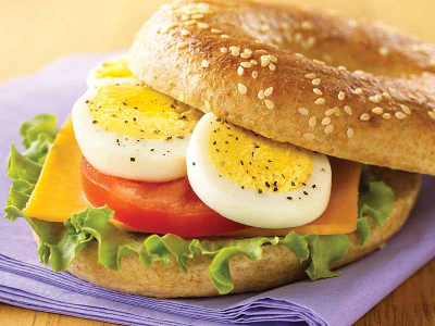 Shami Boiled Eggs Sandwich