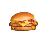 Small beef burger sandwich