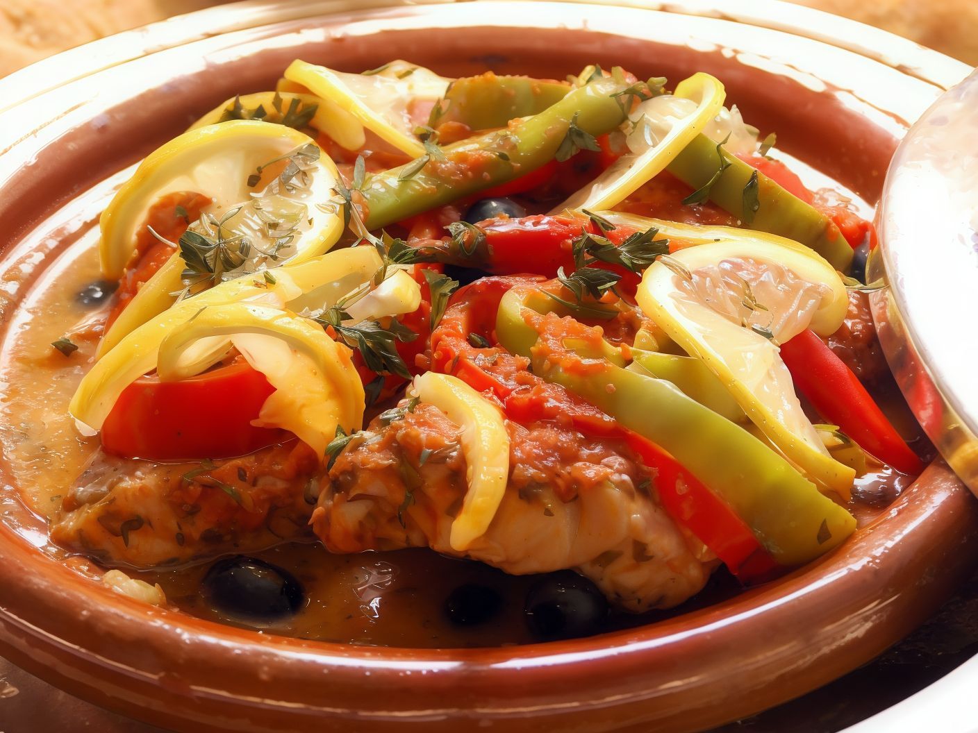 Fish Fillet With Tomato Sauce Casserole