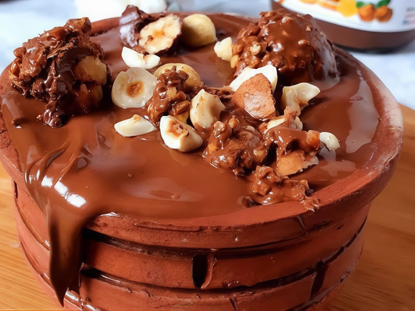 Umm Ali With Nutella Chocolate
