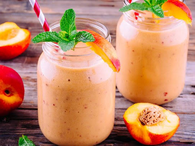 Iced Peach Yogurt