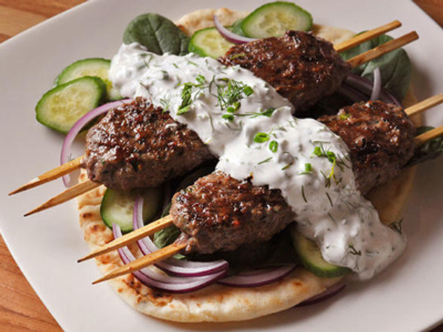 Souvlaki Kofta Sandwich