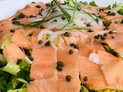 Salmon Caesar Salad
