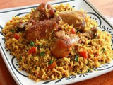 Half Grilled Chicken With Biryani Rice