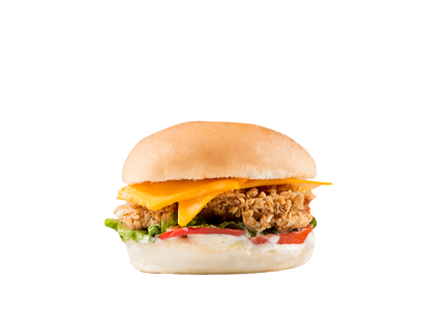 Chicken With Cheese Sliders Sandwich