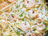 Shrimp White Pasta