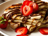 Chocolate And Fruits Crepe