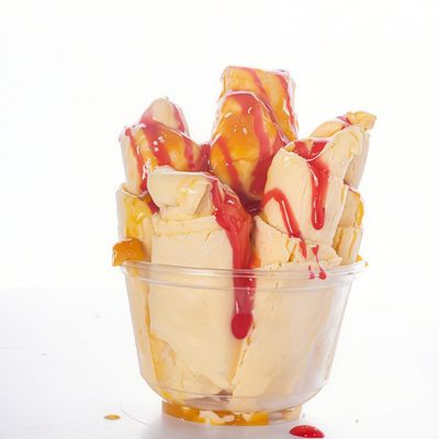 Mango And Watermelon Ice Cream Roll
