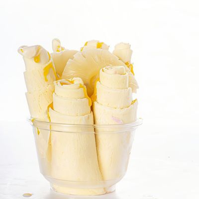 Pineapple Ice Cream Roll