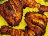 Half Grilled Chicken With Rice