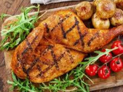 Half Grilled Chicken