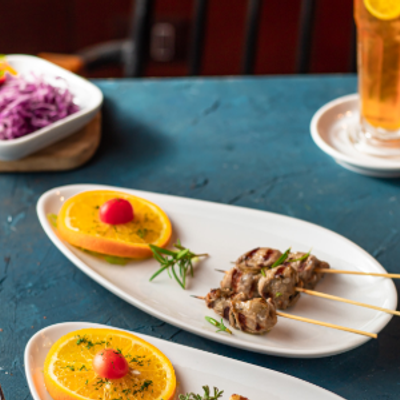 Charbroiled Mediterranean Rosemary Kebab Skewers