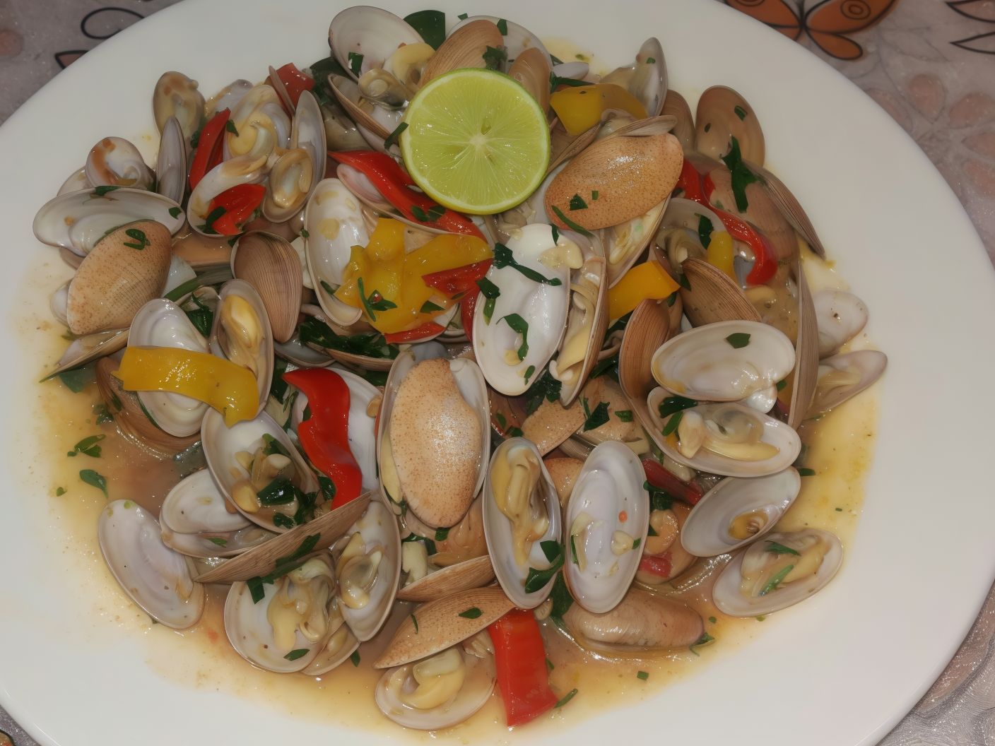Clams With Alexandrian Mixture