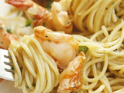 Spaghetti With White Sauce Pasta
