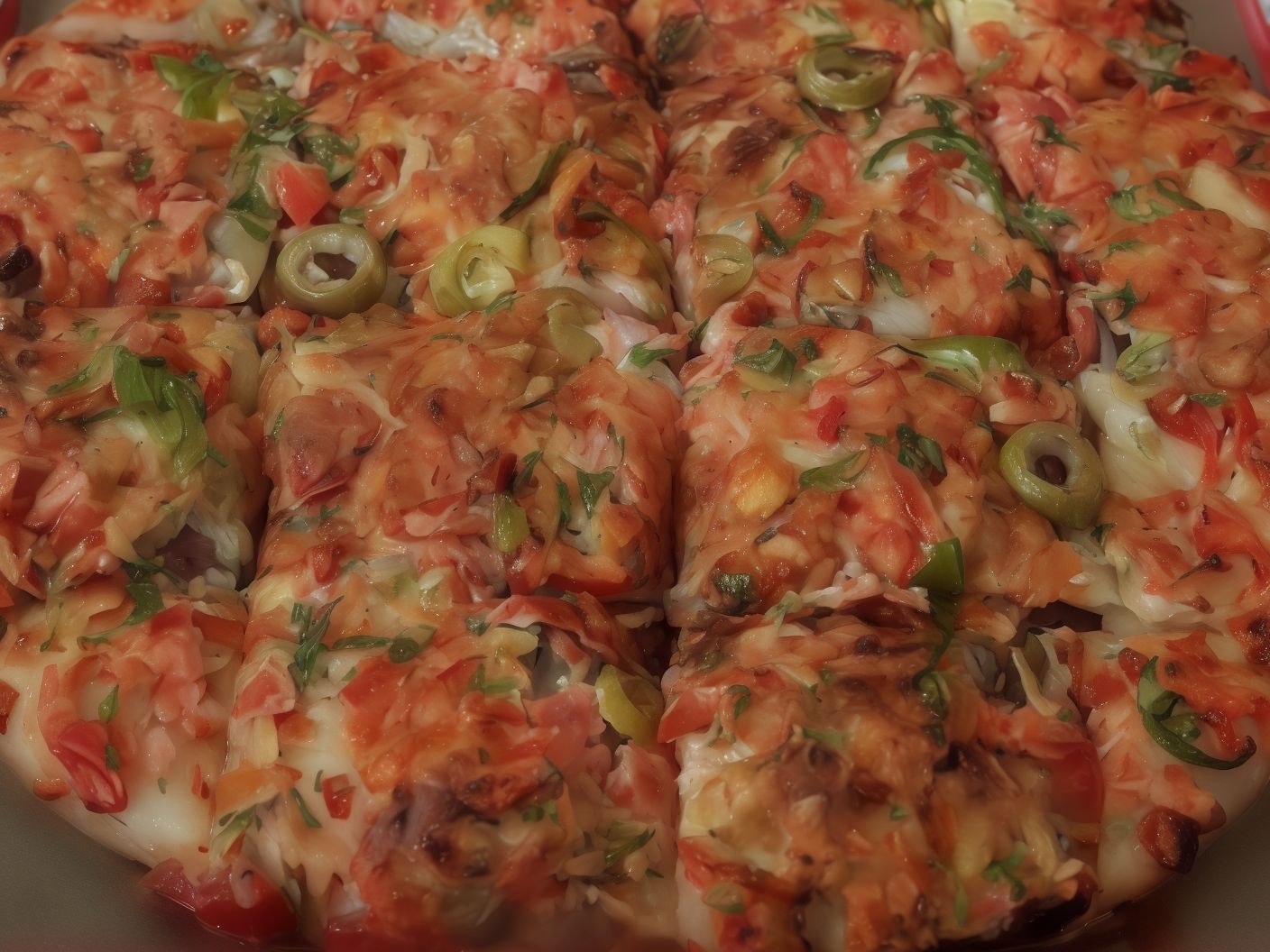 Tuna Chunks Oriental Pizza