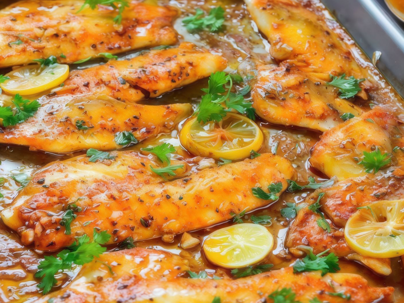 Fish Fillet With Potatoes Tray