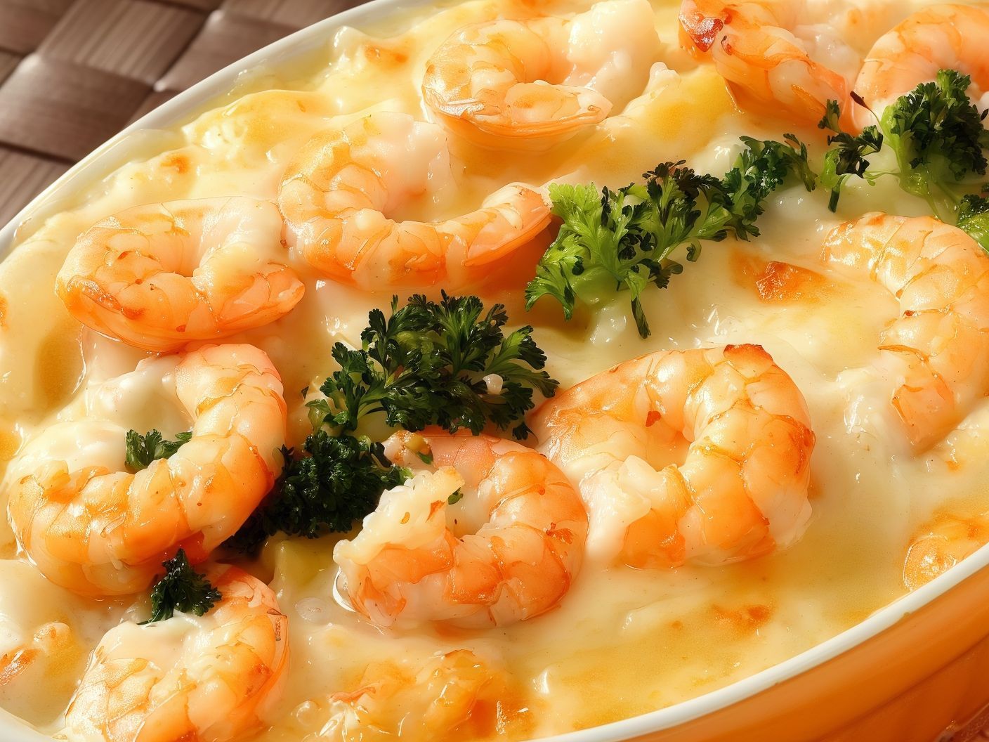 White Sauce Shrimp Casserole