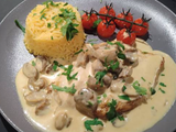 Piccata With Mushroom Platter