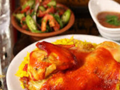 1/2 Chicken Mandi With Kabsa
