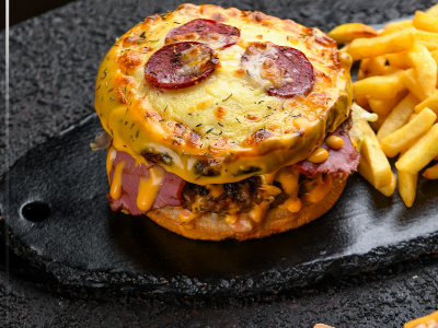 Burger Pizza Meal