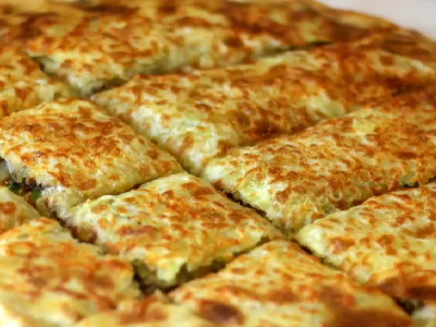 Oriental Sausage With Kiri Cheese Pie