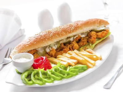 Crispy Shrimp Sandwich