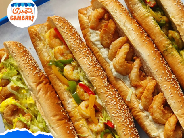 Spicy Crispy Shrimp Sandwich