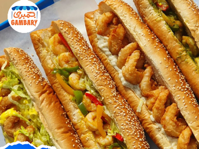 Shrimp With Big Tasty Sauce Sandwich