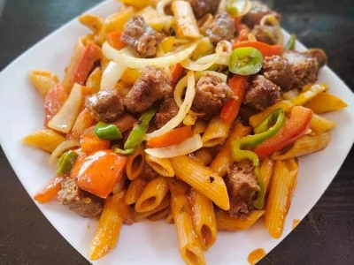 Meat Shawerma Pasta