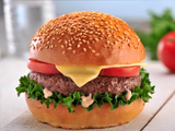 Beef Burger With Cheese Sandwich