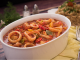 Calamari With Vegetables Casserole