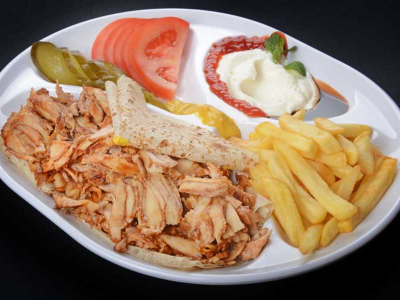 Chicken Shawerma Slices Meal