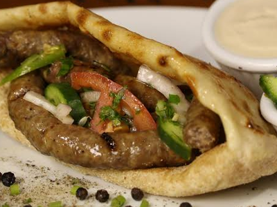 Oriental Sausage Sandwich